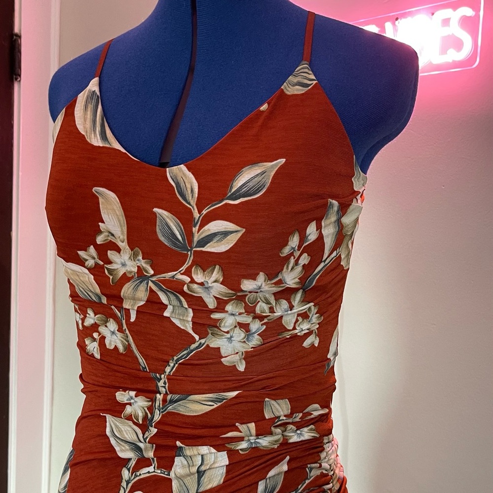 Windsor Floral Open Slit Maxi Dress